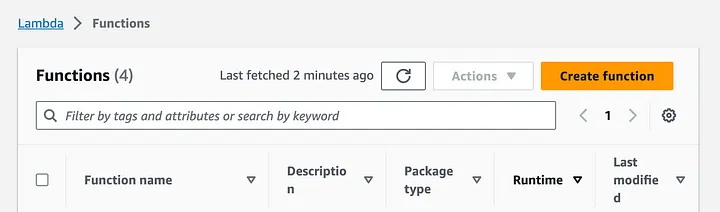 Create Lambda